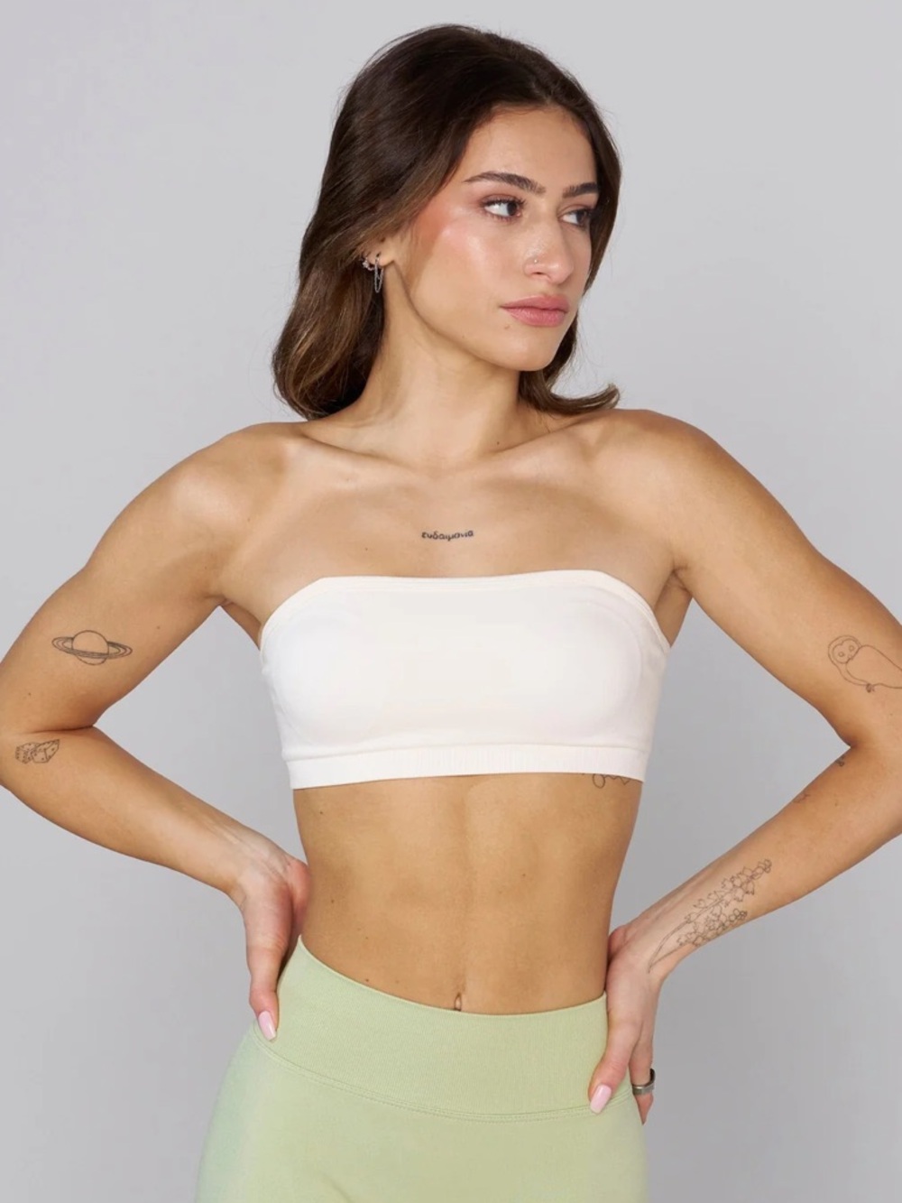 YoungLA Curve Seamless Bandeau — Salty